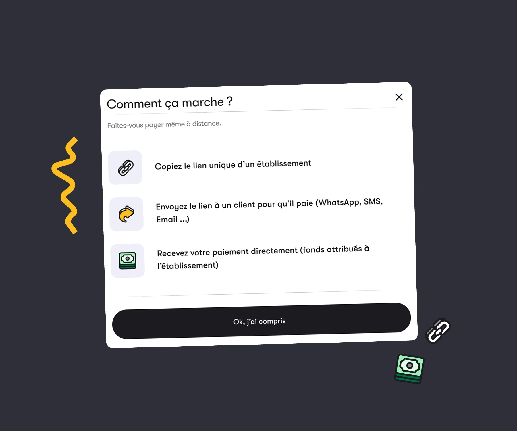 Collecte de paiements