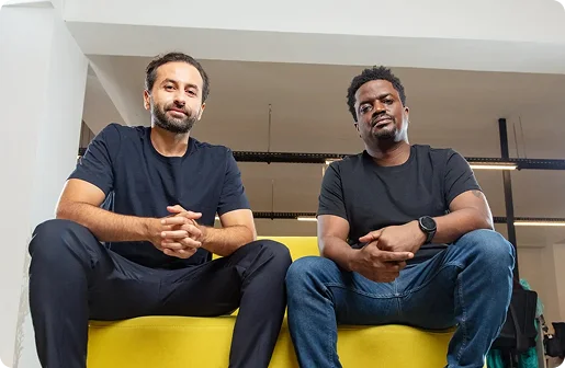 Hassan Bourgi & Régis Bamba - fondateurs de Djamo