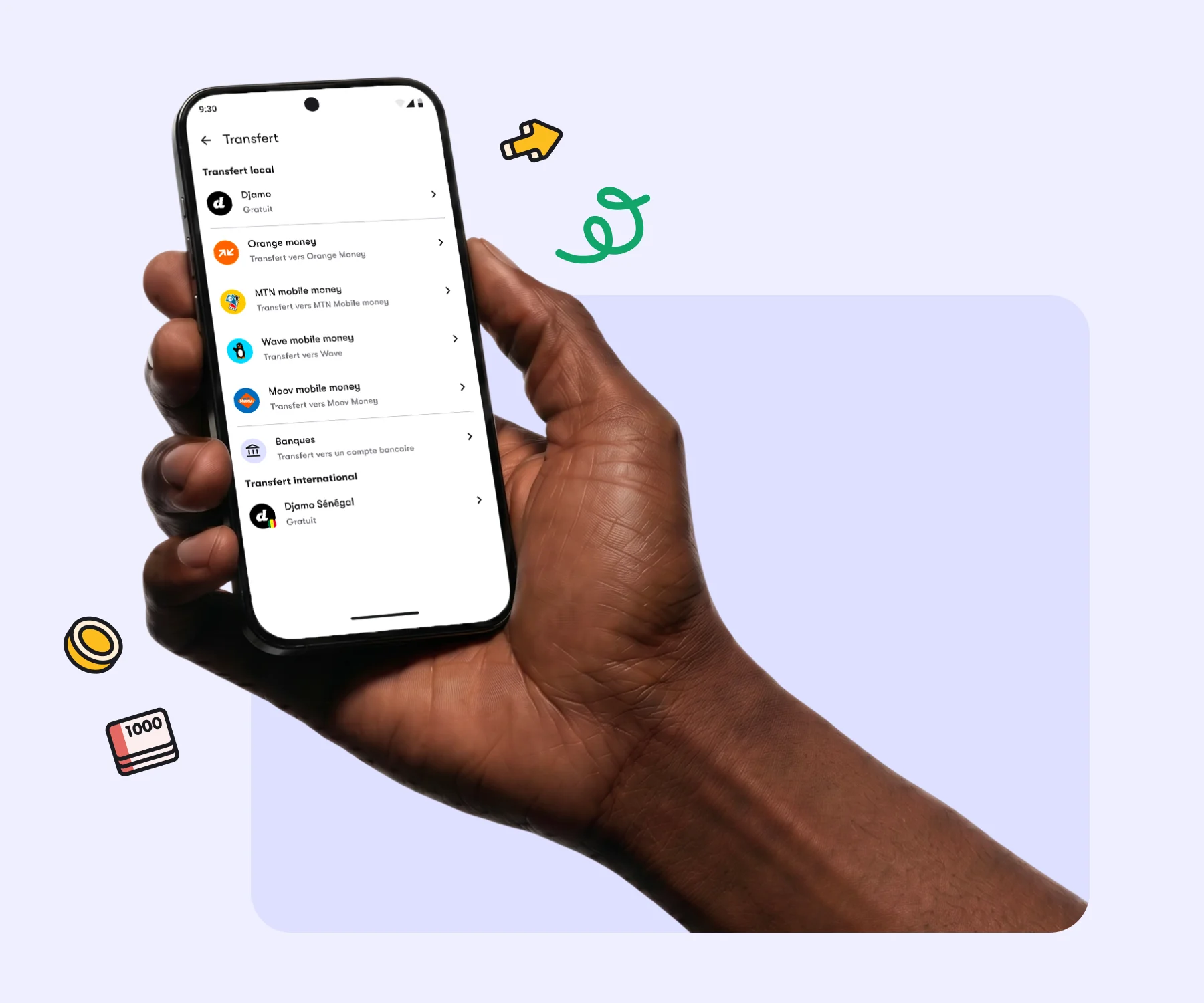 Vers un compte Djamo - gratuit et instantané